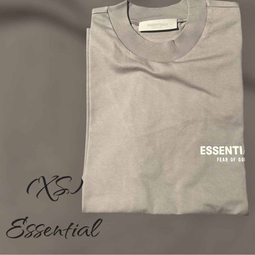 Fear of God Essentials Light Gray Tee
